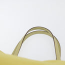 PRADA Tote Bag Nylon Yellow Gold Auth ARZ128-8