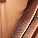 CELINE Macadam Canvas Business Bag PVC Leather 2way Brown Gold Auth ARZ129-24