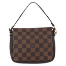 LOUIS VUITTON Damier Ebene Trousse Make-up-Täschchen N51982 LV Auth ARZ134-13