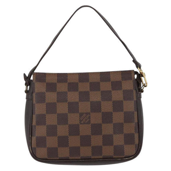 LOUIS VUITTON Damier Ebene Trousse Make-up-Täschchen N51982 LV Auth ARZ134