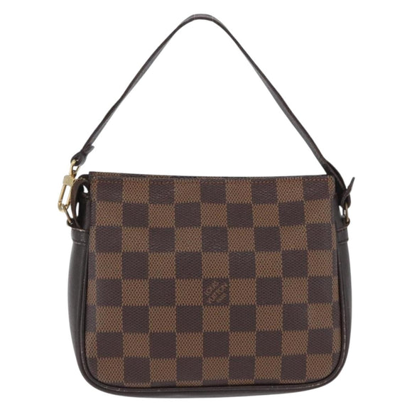 LOUIS VUITTON Damier Ebene Trousse Make-up-Täschchen N51982 LV Auth ARZ134