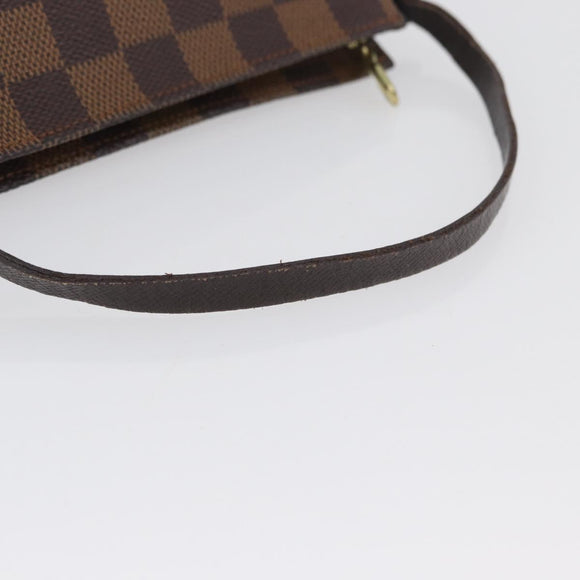 LOUIS VUITTON Damier Ebene Trousse Make-up-Täschchen N51982 LV Auth ARZ134