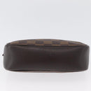 LOUIS VUITTON Damier Ebene Trousse Make-up-Täschchen N51982 LV Auth ARZ134-5