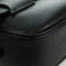 Salvatore Ferragamo Gancini Waist bag Leather Black Gold Auth ARZ136V-17