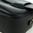 Salvatore Ferragamo Gancini Waist bag Leather Black Gold Auth ARZ136V-18
