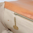 CELINE Macadam Canvas Hand Bag PVC Leather Brown Gold Auth ARZ141-19