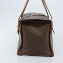 CELINE Macadam Canvas Hand Bag PVC Leather Brown Gold Auth ARZ141-4