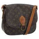 LOUIS VUITTON Monogram Saint Cloud GM Shoulder Bag M51242 LV Auth ARZ144-1