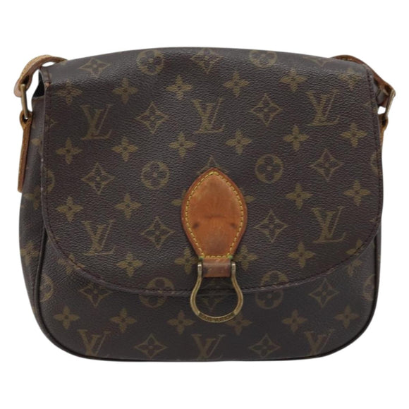 LOUIS VUITTON Monogram Saint Cloud GM Shoulder Bag M51242 LV Auth ARZ144