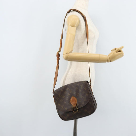LOUIS VUITTON Monogram Saint Cloud GM Shoulder Bag M51242 LV Auth ARZ144