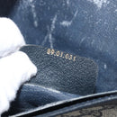 GUCCI GG Supreme Sherry Line Clutch Tasche PVC Navy Gold 89 01 031 Auth ARZ149-21