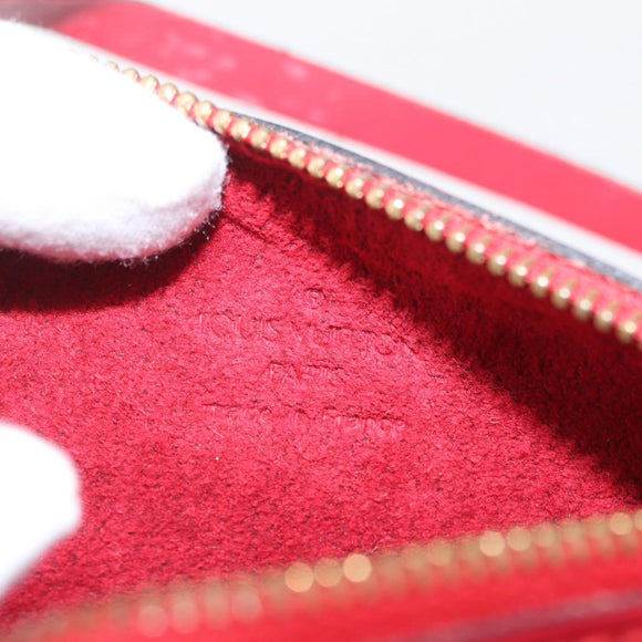 LOUIS VUITTON Epi Soufflot Etui Accessoire Etui Rood LV Auth ARZ151