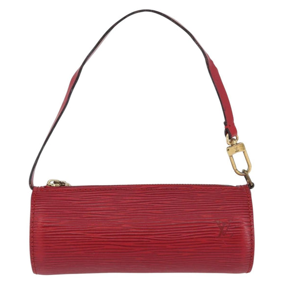LOUIS VUITTON Epi Soufflot Etui Accessoire Etui Rood LV Auth ARZ151