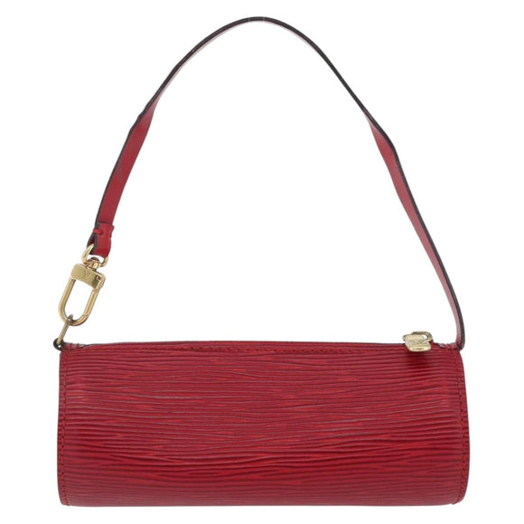 LOUIS VUITTON Epi Soufflot Etui Accessoire Etui Rood LV Auth ARZ151