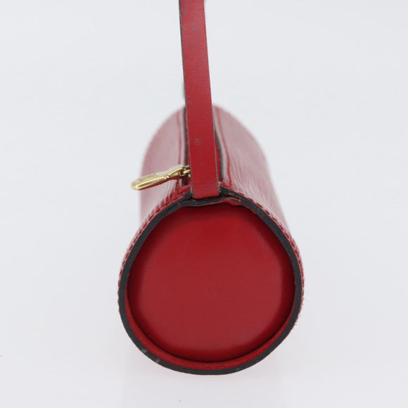 LOUIS VUITTON Epi Soufflot Etui Accessoire Etui Rood LV Auth ARZ151