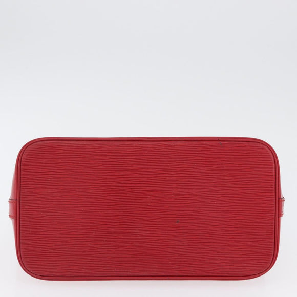 LOUIS VUITTON Epi Alma Hand Bag Castilian Red M52147 LV Auth ARZ152
