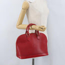 LOUIS VUITTON Epi Alma Hand Bag Castilian Red M52147 LV Auth ARZ152-23