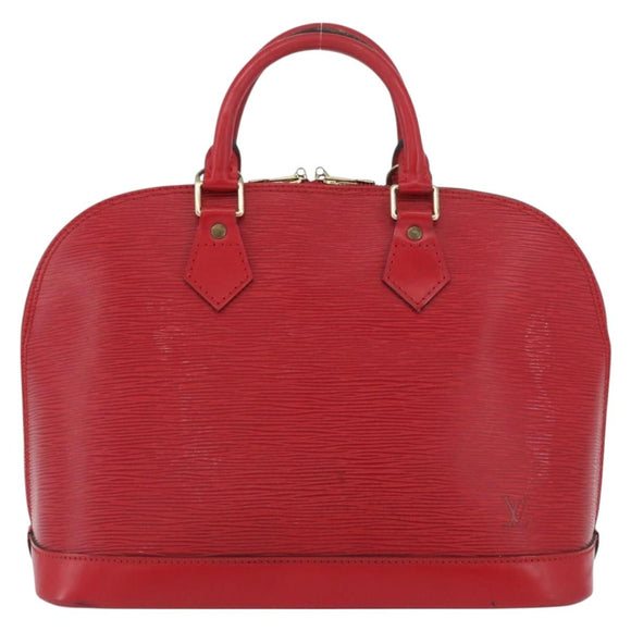 LOUIS VUITTON Epi Alma Hand Bag Castilian Red M52147 LV Auth ARZ152