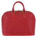 LOUIS VUITTON Epi Alma Hand Bag Castilian Red M52147 LV Auth ARZ152-2