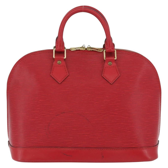 LOUIS VUITTON Epi Alma Hand Bag Castilian Red M52147 LV Auth ARZ152
