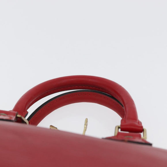 LOUIS VUITTON Epi Alma Hand Bag Castilian Red M52147 LV Auth ARZ152