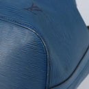 LOUIS VUITTON Epi Petit Noe Umhängetasche Blau M44105 LV Auth ARZ155-9