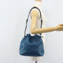 LOUIS VUITTON Epi Petit Noe Umhängetasche Blau M44105 LV Auth ARZ155-20