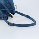 LOUIS VUITTON Epi Petit Noe Umhängetasche Blau M44105 LV Auth ARZ155-7