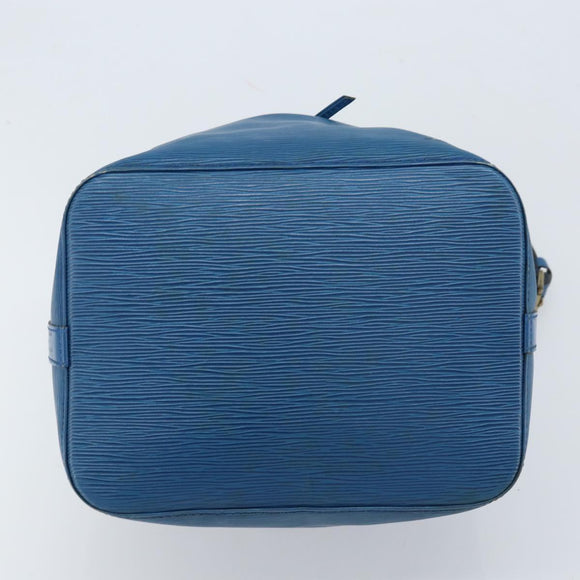 LOUIS VUITTON Epi Petit Noe Umhängetasche Blau M44105 LV Auth ARZ155