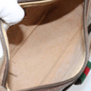 GUCCI GG Supreme Web Sherry Line Bag PVC Beige Gold 56 02 032 Auth ARZ158-17