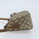 GUCCI GG Supreme Web Sherry Line Bag PVC Beige Gold 56 02 032 Auth ARZ158-5