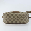 GUCCI GG Supreme Web Sherry Line Bag PVC Beige Gold 56 02 032 Auth ARZ158-9