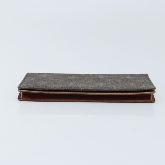 LOUIS VUITTON Monogram Porte Valeurs Cartes Credit Wallet M61823 LV Auth ARZ164