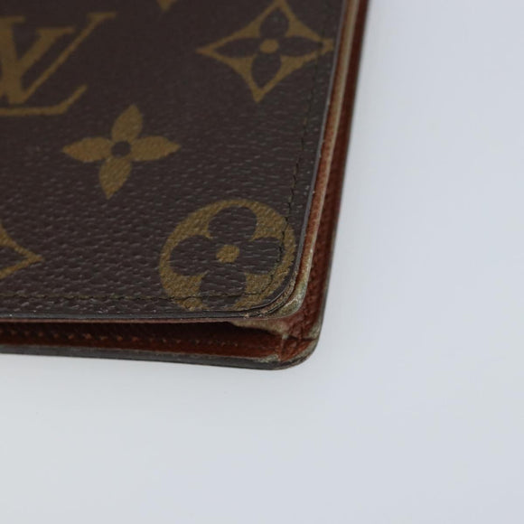 LOUIS VUITTON Monogram Porte Valeurs Cartes Credit Wallet M61823 LV Auth ARZ164