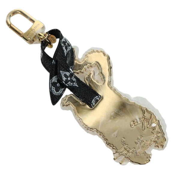 LOUIS VUITTON Flying Cat Bijoux Sac Key Holder metal Gold MP2284 Auth ARZ170SM