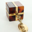 LOUIS VUITTON Bijou Sac Surprise Key Holder metal Brown M66188 LV Auth ARZ171-15