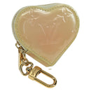 LOUIS VUITTON Vernis heart Mini Coeur Coin Purse Broncorail M91486 Auth ARZ172A-1