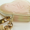 LOUIS VUITTON Vernis heart Mini Coeur Coin Purse Broncorail M91486 Auth ARZ172A-7