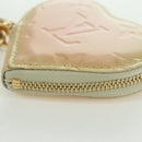 LOUIS VUITTON Vernis heart Mini Coeur Coin Purse Broncorail M91486 Auth ARZ172A-14