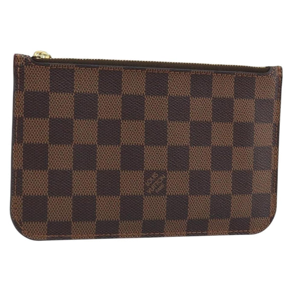 LOUIS VUITTON Damier Ebene Neverfull PM Etui LV Auth ARZ173
