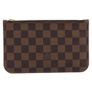 LOUIS VUITTON Damier Ebene Neverfull PM Etui LV Auth ARZ173-13