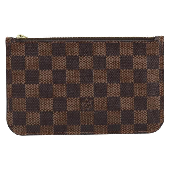 LOUIS VUITTON Damier Ebene Neverfull PM Etui LV Auth ARZ173