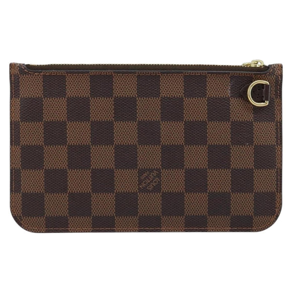LOUIS VUITTON Damier Ebene Neverfull PM Etui LV Auth ARZ173