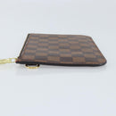 LOUIS VUITTON Damier Ebene Neverfull PM Etui LV Auth ARZ173-4