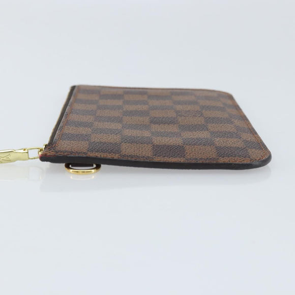 LOUIS VUITTON Damier Ebene Neverfull PM Etui LV Auth ARZ173