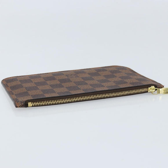 LOUIS VUITTON Damier Ebene Neverfull PM Etui LV Auth ARZ173