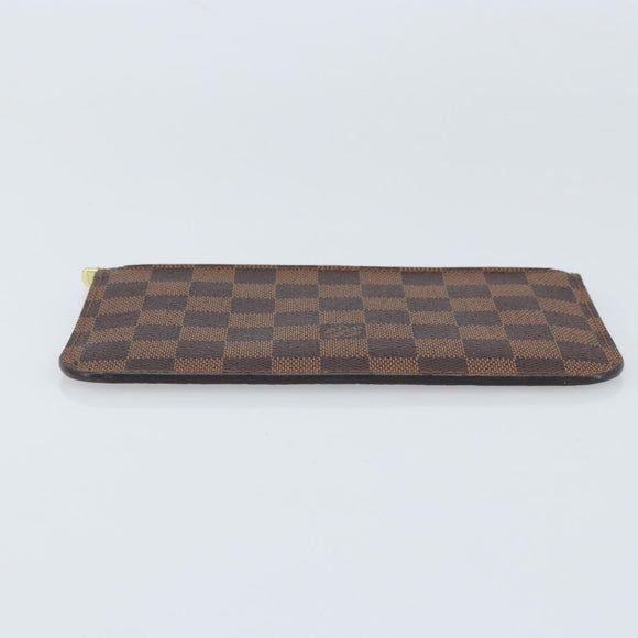 LOUIS VUITTON Damier Ebene Neverfull PM Etui LV Auth ARZ173