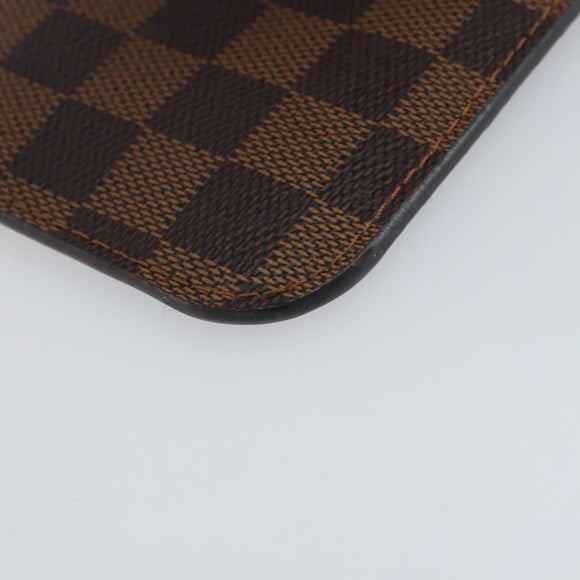 LOUIS VUITTON Damier Ebene Neverfull PM Etui LV Auth ARZ173