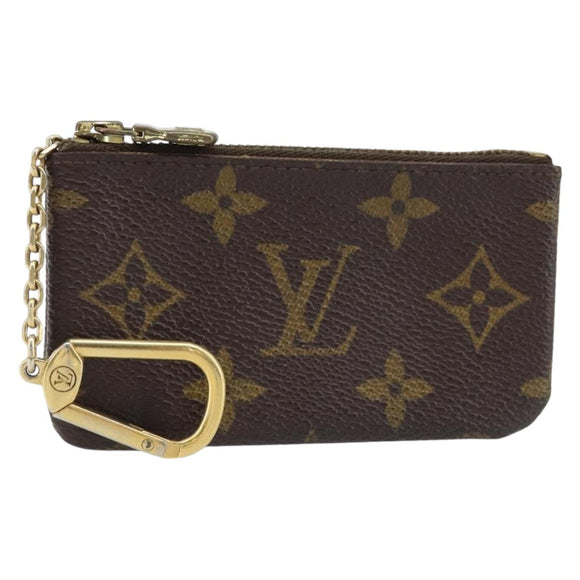 LOUIS VUITTON Monogram Pochette Cles Coin Purse M62650 LV Auth ARZ177
