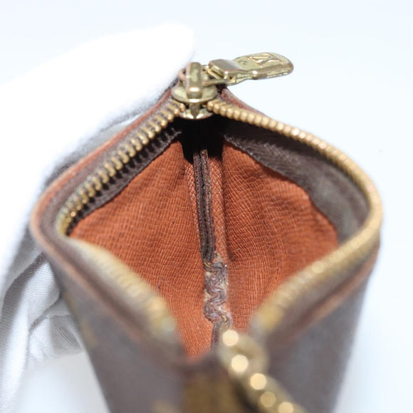 LOUIS VUITTON Monogram Pochette Cles Coin Purse M62650 LV Auth ARZ177
